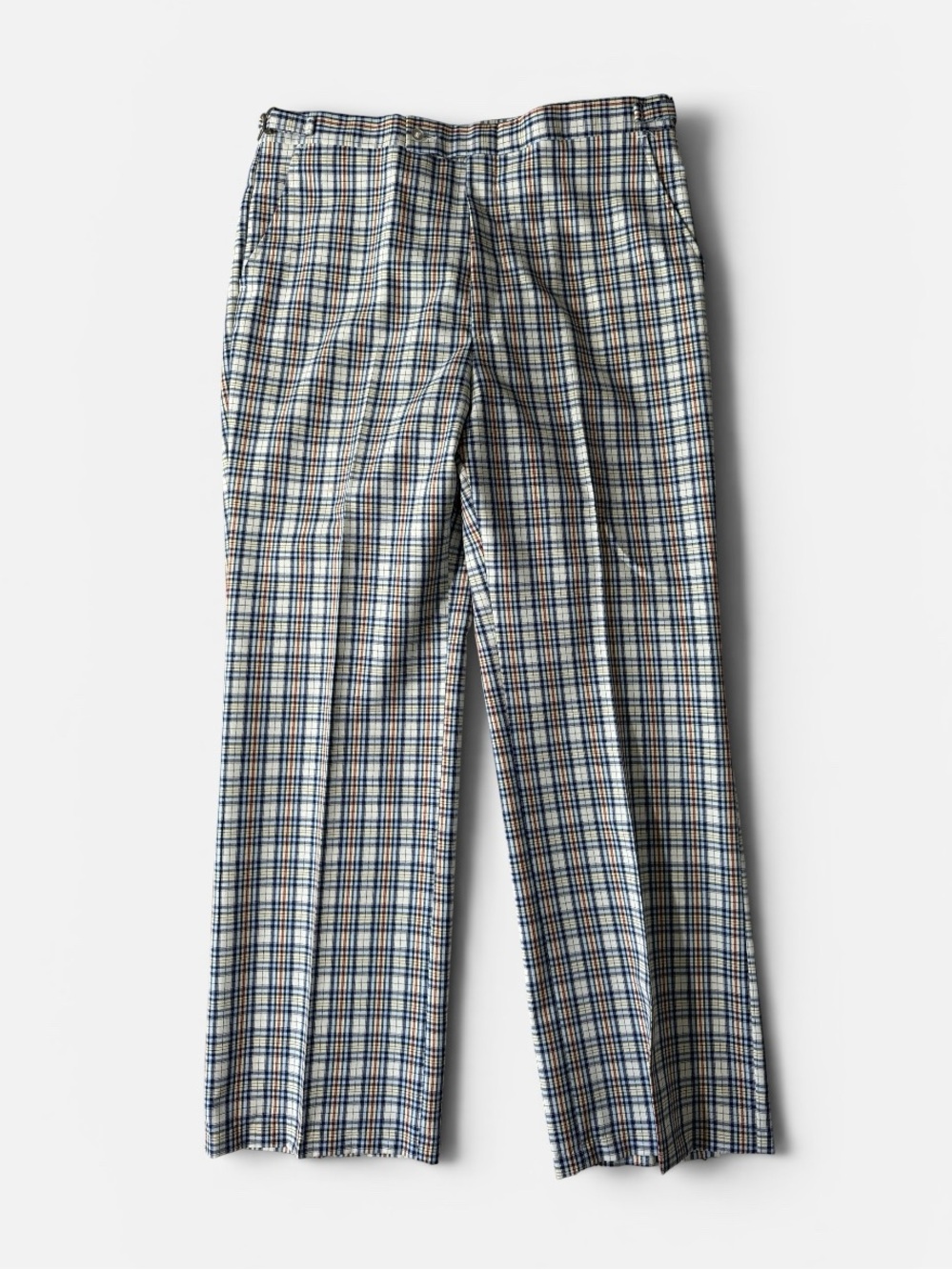 Vintage Jantzen mens 34x30 polyester plaid 70s golf pants EUC